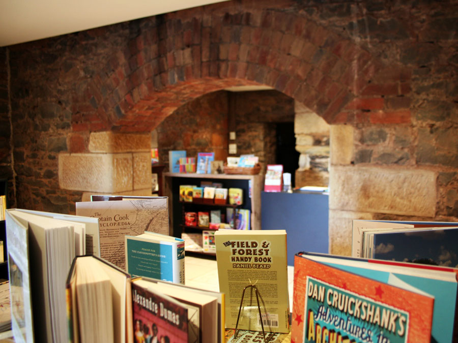 One of the 5 Red Brick Arches at The Book Cellar